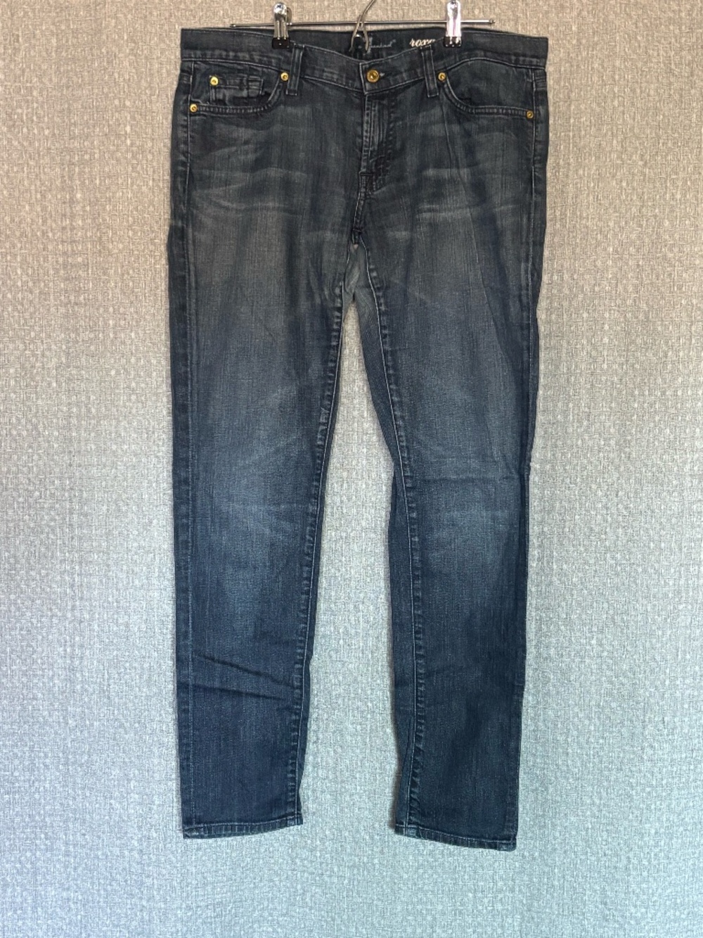7 For All Mankind Roxanne Skinny Jeans Women's Size 32 Dark Wash